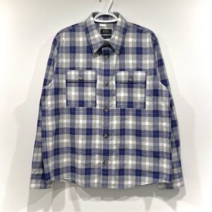NEW A.P.C. Surchemise Bastian Plaid Shirt (size M)